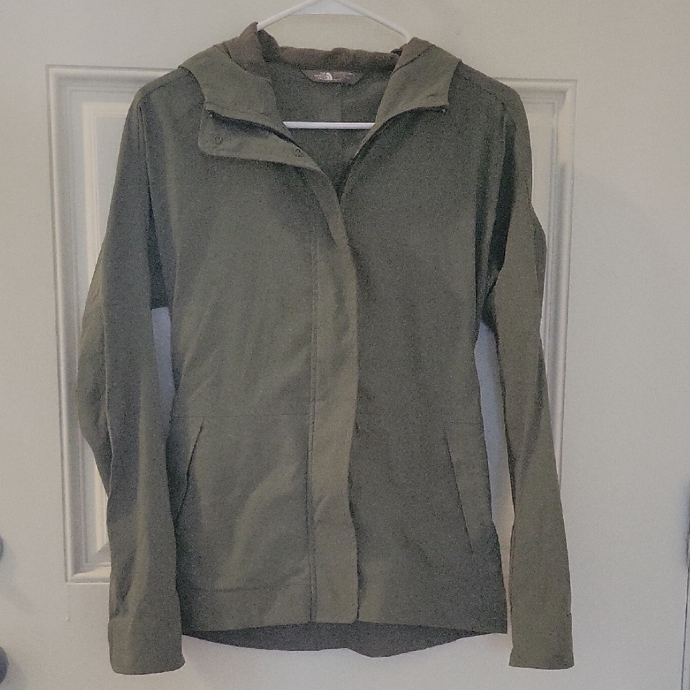 The North Face Green Utility Jacket Lightweight Zip-Up